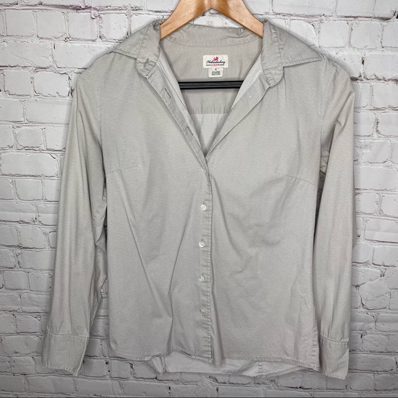 J Crew Haberdashery Stretch Polka Dot Button Up Shirt - Picture 2 of 5